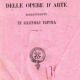 Anno 1883: Catalogo delle opere d’arte esistenti in Bagnoli Irpina