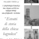 11ª Conferenza Tematica 2008 – “Estratti di storia della chiesa bagnolese”