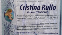 Cristina Rullo, vedova D’Antonio