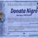 Donata Nigro, vedova Patrone