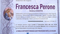 Francesca Perone, vedova Chieffo