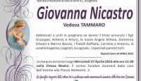 Giovanna Nicastro, vedova Tammaro