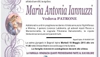 Maria Antonia Iannuzzi, vedova Patrone